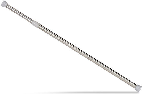 Relaxdays Stainless Steel Tension Rod Silver Grey 110x2.5x2.5 Cm