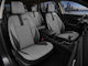 Комплект Калъфи За Автомобил Универсален Panda Detroit Плат Предни Задни Сиви