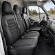 Комплект Калъфи За Автомобилни Седалки Universal Panda 2+1 Ткан Eco Кожа Mercedes-benz Sprinter 2006 2017 Черен