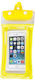 Zip Waterproof Flippy Underwater Case Snowproof Universal Waterproof Lanyard Phone Documents Yellow