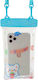 Fruity Waterproof Flippy Underwater Case Snowproof Universal Waterproof Lanyard Phone Documents Berry Bear Blue