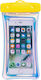 Holographic Waterproof Flippy Case Snowproof Universal Waterproof Lanyard Phone Documents Yellow