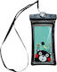 Flippy Mascot Waterproof Snowproof Underwater Case Universal Lanyard Phone Documents Bear Black