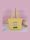 Quick-dry Series Shopping Bag Drawstring Sunflower Design Yellow