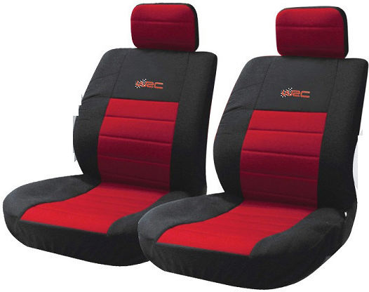 Car Seat Covers Front Seats Wrc Red 2 Pieces
