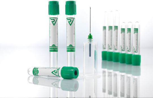 Σωληνάριο Αιμοληψίας Vacusera Lithium Heparin 6ml 100τμχ