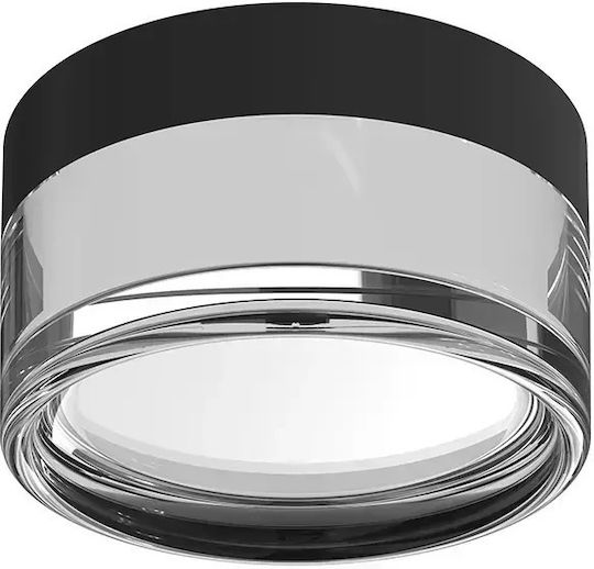 Metanor Plafonieră Led 9w Cct Corp Alb Negru Rotund mtn-120551