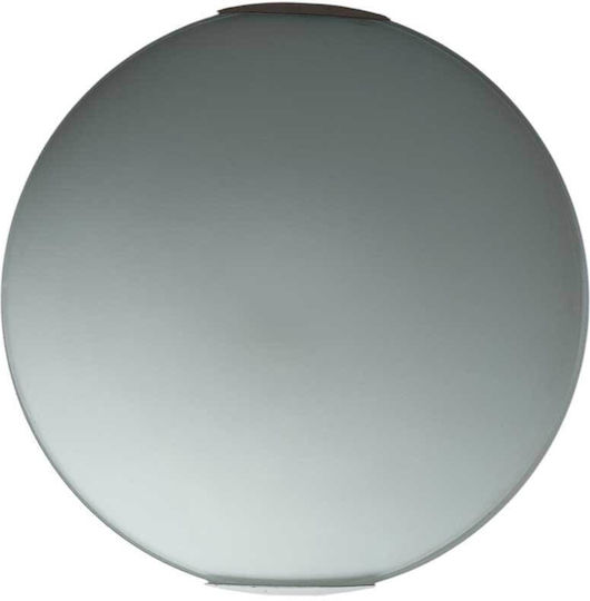 Arlight Mount Ceiling Light Opal White 2 Supports Silver 30cm 1x40w E27