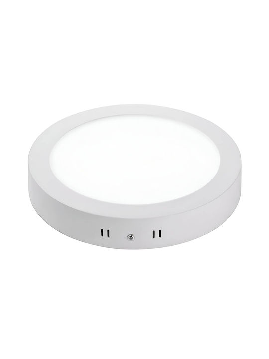 Round Ceiling Light Led Smd 36w 3600 Lm Ip20 Option To Choose Three Colours 3cct White Milena White 016-083-0036-w