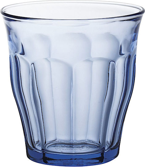 Duralex Marine Set Brillen Wasser Glas in Blau Farbe 250ml 6 Stück