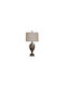 Crestview Tischlampe Bronze Klassisch P424 41x43x83y