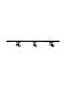 Eko-light Track Lighting Projector Set Track 1-ph Eternal 1m 3xgu10 Black