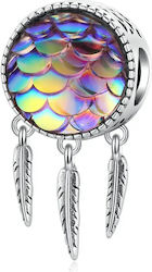 Silver Charm 925 Mermaid Dreamcatcher