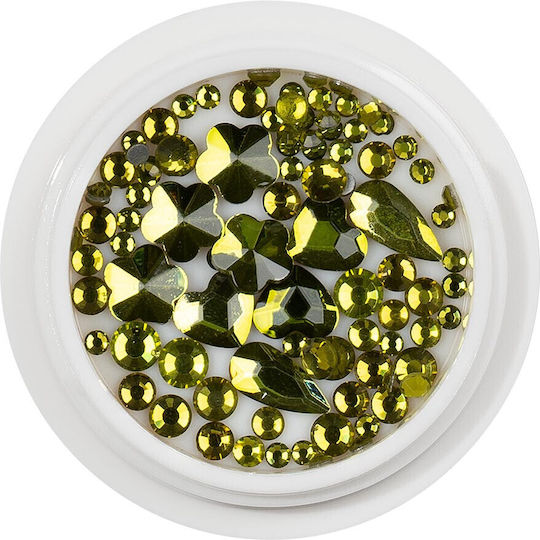 Luxorise Nageldesign Nagel Kristalle Chameleon Grüne