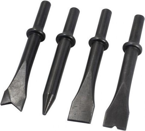 Rockforce Set Of Chisel Bits For Pneumatic Hammers 4 Pieces
