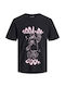 T-shirt Μαυρο