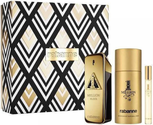 Rabanne 1 Million Elixir Σετ με Eau de Parfum και Mini Άρωμα 3τμχ