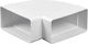 Awenta Horizontal Flat Elbow 60 X 120mm 90° Kp120-24/90