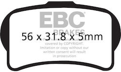 Set Tampoane De Frână Ebc Fa644tt 1 Disc