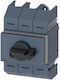 Isolationsschalter 3p Wlk02 63a Direktantrieb Grau Zentrale Frontbefestigungsrahmen Anschlüsse 3kd0332-2lg20-3