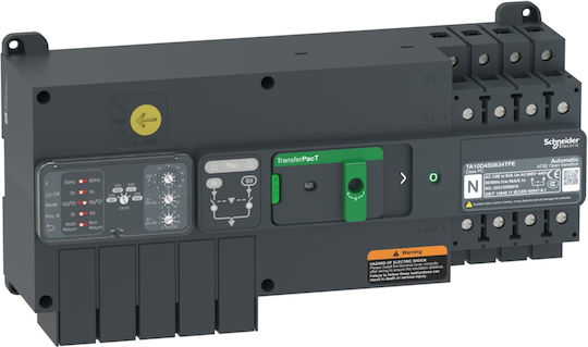 Switch I-0-ii 32a 4p Network-generator Without Communication Transferpact Ta10d4s0324tpe