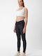 Training Damen Lang Leggings Schwarz