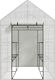 AWTools Seră Tip Casă Cu Rafturi 1.43x1.43x1.95m