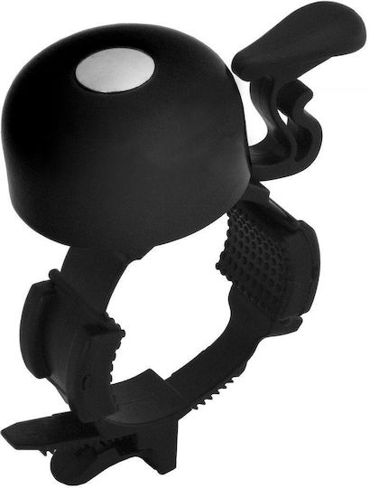 Mtb Bicycle Bell 31.8 Mm Adjustable Black