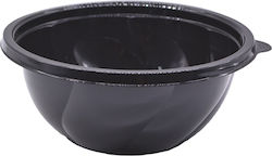Set 50 Kunststoffschalen mit Gewicht 850ml Schwarze