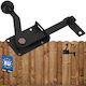 Gate Latch Lock Gate Door Block Black 150 Mm