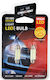 Bec Led Auto T10 W5w Canbus 1w 90lm 18 Cob Led 12v Set 2 Buc