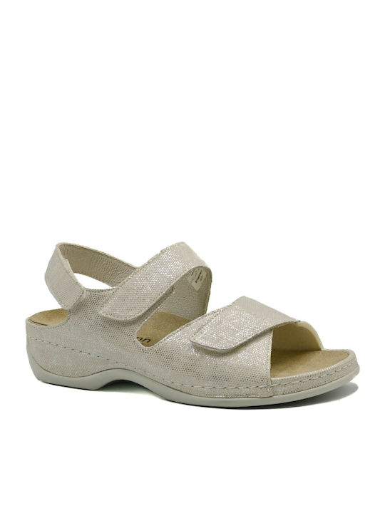 Berkemann Leather Women's Anatomic Beige Sandals