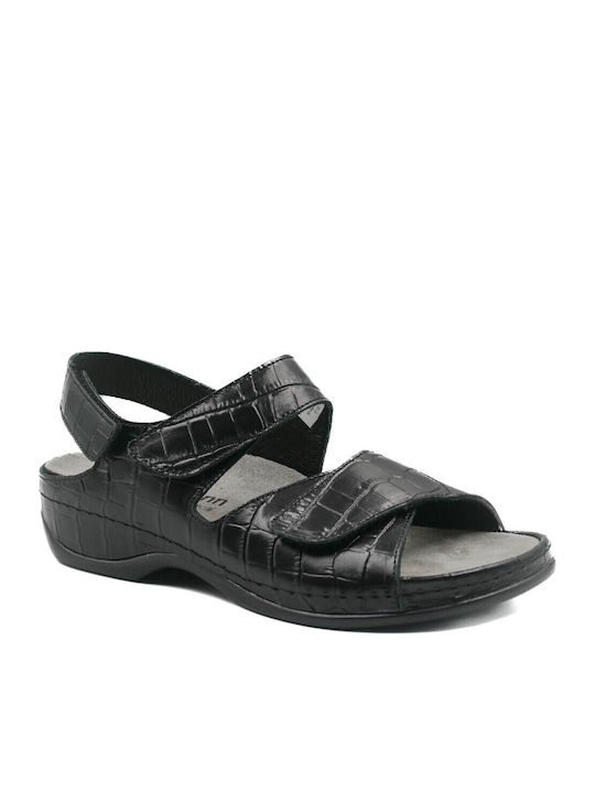 Berkemann Leather Women's Anatomic Black Sandals
