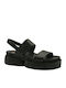 Leather Women's Anatomic Black Sandals