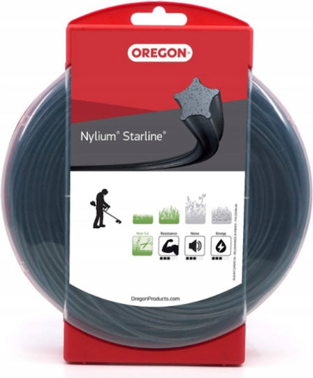 Oregon Nylium Косачки Нишки Алуминиеви Star Дължина 60m и Дебелина 3mm