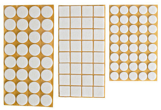 Möbelschutz mit Aufkleber 20x20mm 20 Stück