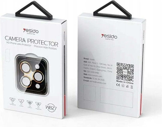 Yesido Yesido Protectoare Pentru Camera Mobilă Wb27 iPhone 16 Pro Argintiu Srebrny