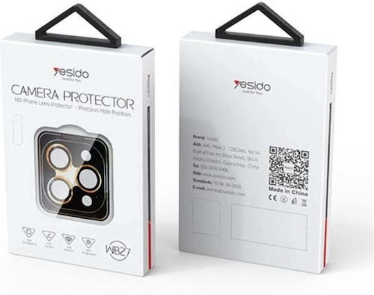 Yesido Protectoare Pentru Camera Mobilă Wb27 Iphone 16e Argintiu Srebrny