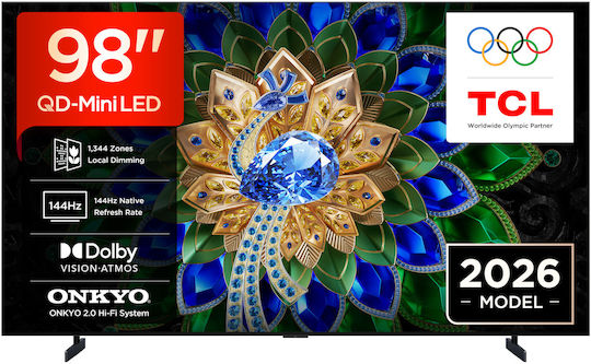 Смарт Телевизор 98" 4K UHD QD-Mini LED A400U HDR (2026) 98A400U