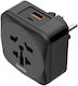 HAMA Socket Adapter From Universal To Greece