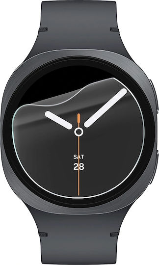 Set 2 Bizon Folii Protectoare Hidrogel Compatibile Samsung Galaxy Watch 8 44mm Transparent