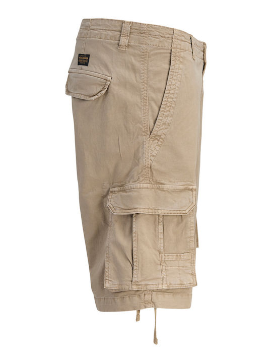 Jack & Jones Ανδρική Βερμούδα Cargo Lemon Pepper