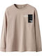 Kinderoberteil Langärmelig Beige