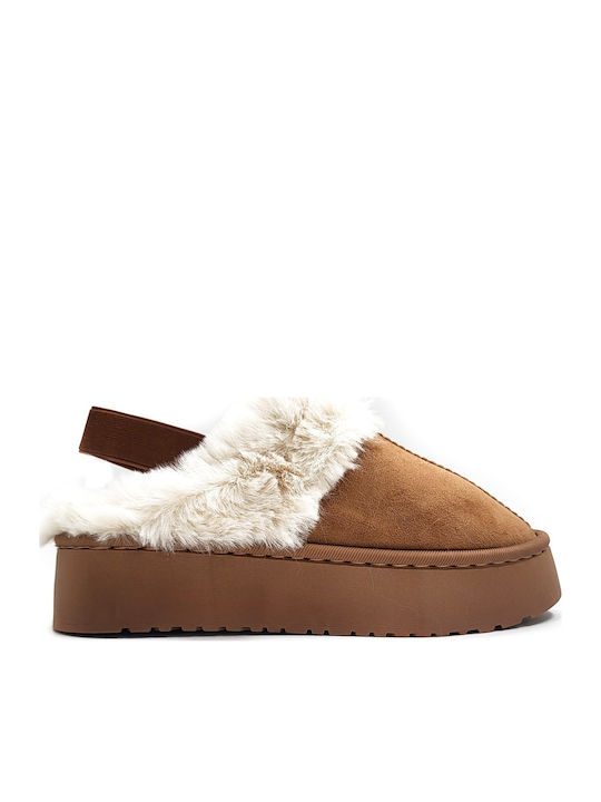 Comfy Anatomic Winter Women's Slippers with Fur...
