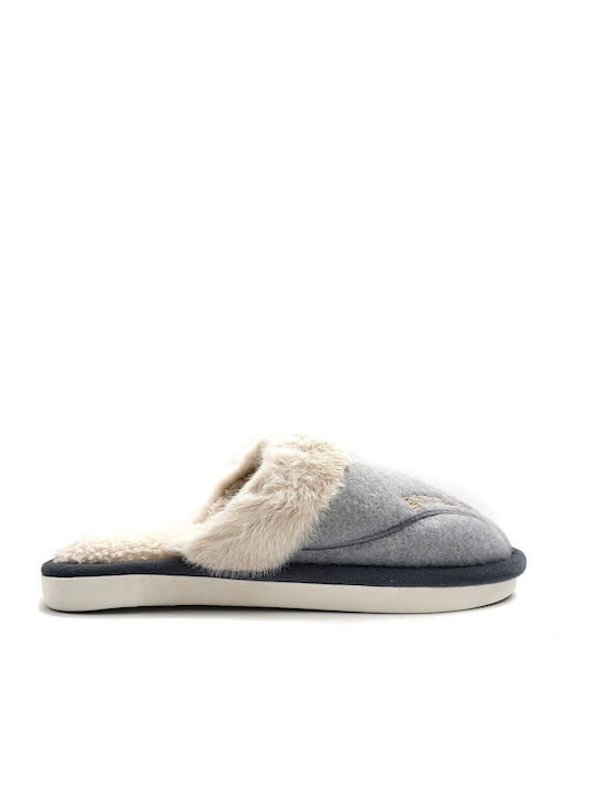 Jomix Anatomic Women's Slippers with Fur Gray