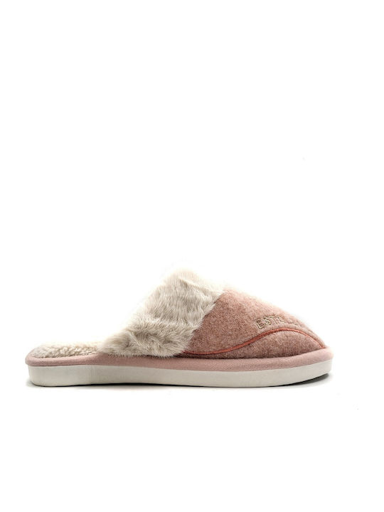 Jomix Anatomic Women's Slippers with Fur Pink