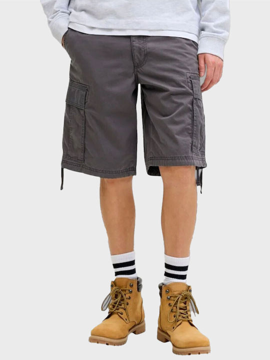 Jack & Jones Men's Cargo Shorts Anthracite