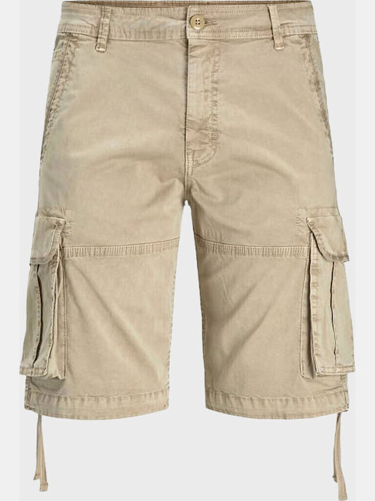 Jack & Jones Men's Cargo Shorts Beige