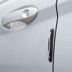 Auto Schutz Zubehör Türkanten Schutz Set 4 Stück Türschutzstreifen Selbstklebend Schwarz Pvc