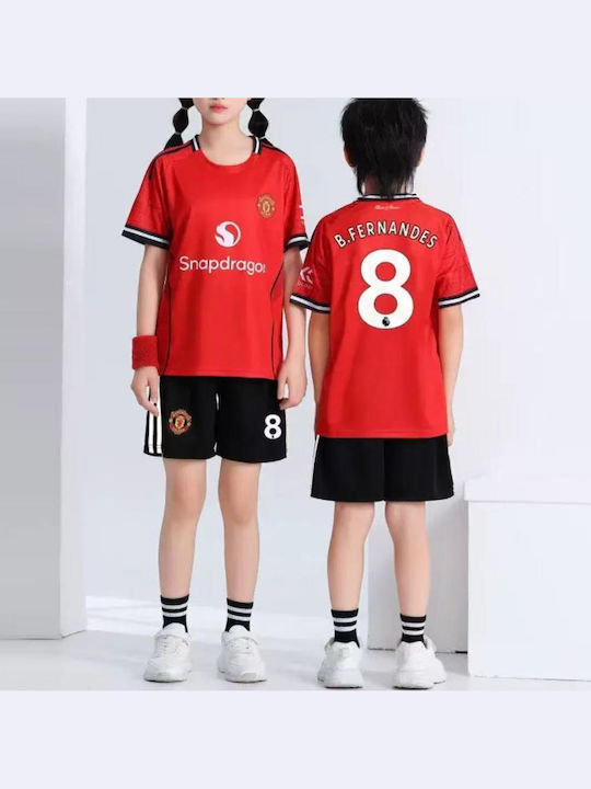 King Παιδικό Σετ Ποδοσφαίρου Bruno Fernandes Manchester United 2026 Home